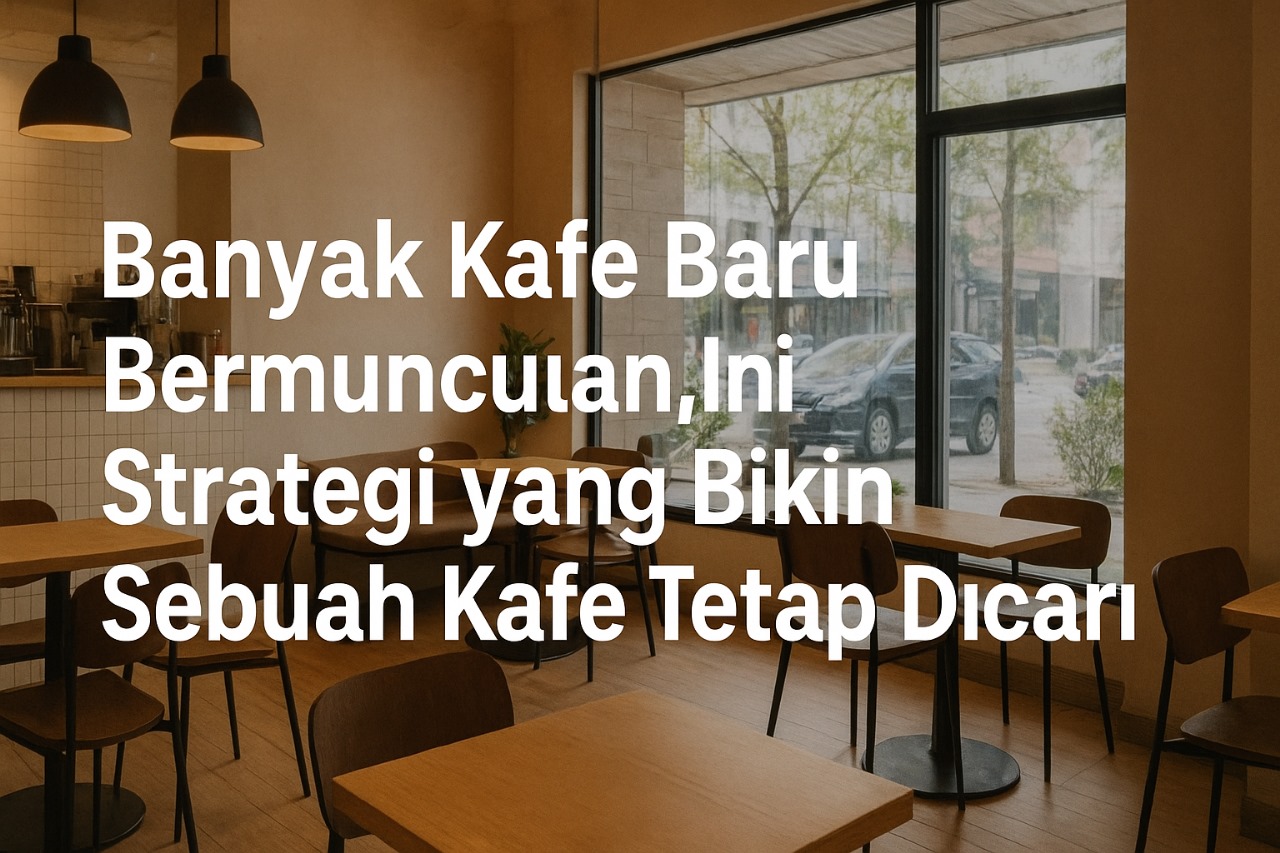 Banyak Kafe Baru Bermunculan, Ini Strategi yang Bikin Sebuah Kafe Tetap Dicari