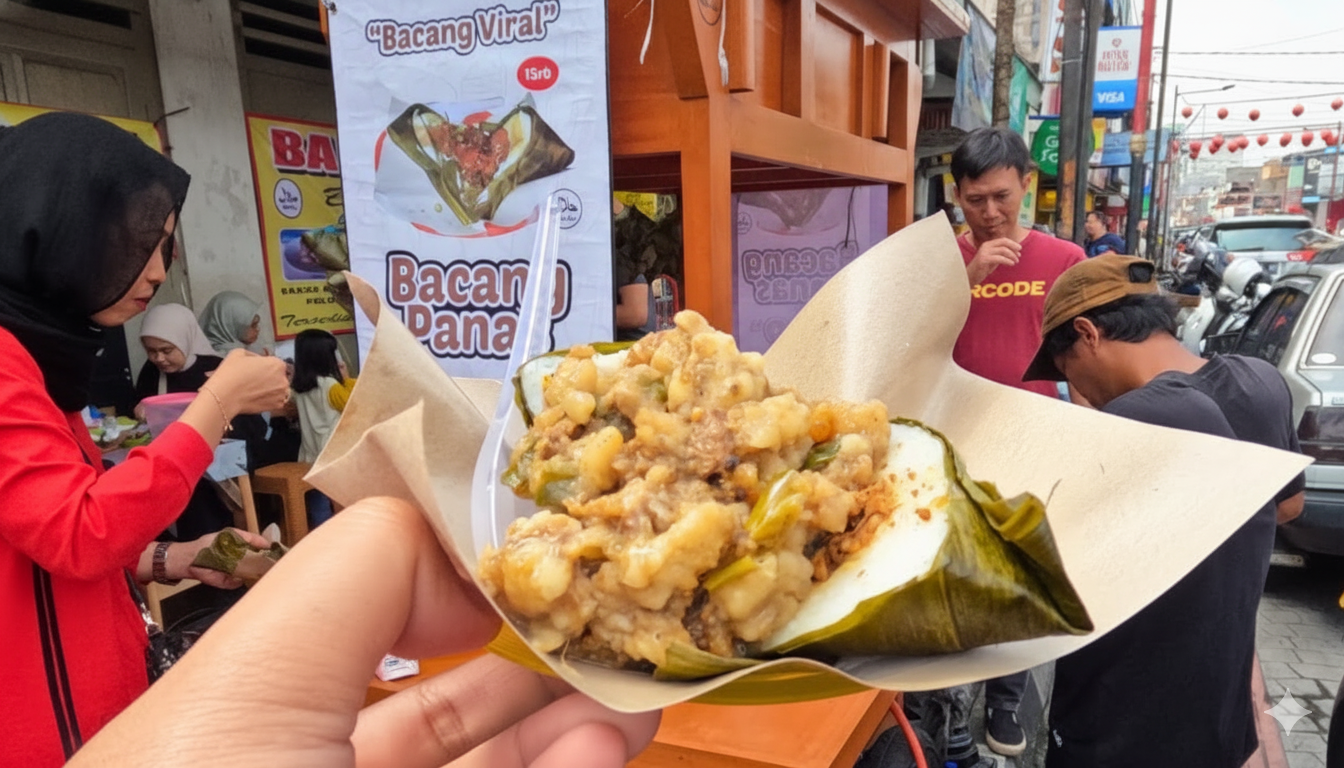 Kuliner Viral di Bogor! Bacang Panas 102 Suryakencana yang Sedap dan Ramai