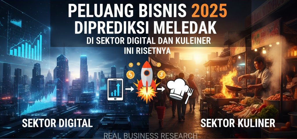 Peluang Bisnis 2025 Diprediksi Meledak di Sektor Digital dan Kuliner, Ini Risetnya
