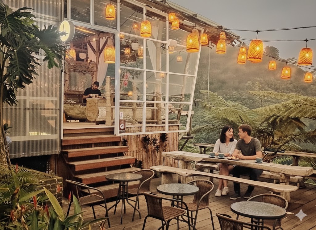 Cafe Date Romantis di Puncak untuk First Date, Saat Gugup Pelan-Pelan Berubah Jadi Nyaman